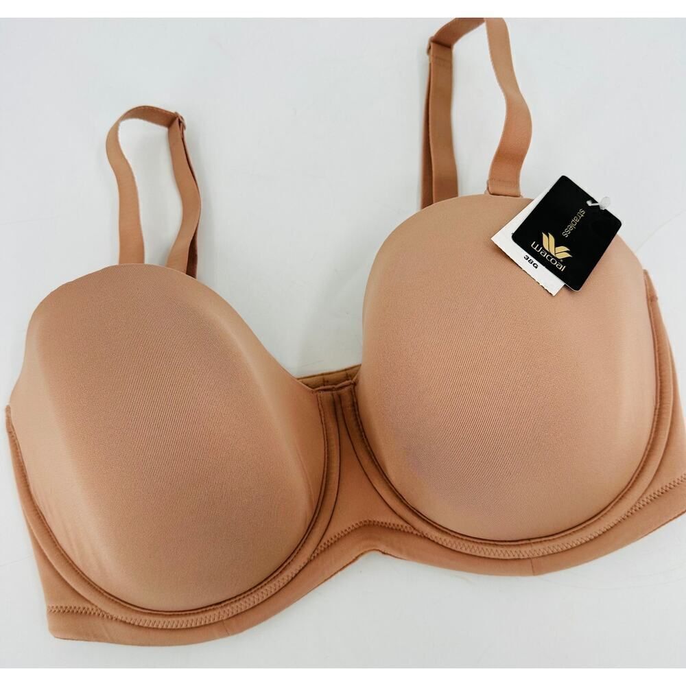 Wacoal Strapless Bra Red Carpet Multiway 854119 Moulded Padded Nude Size 38G - Picture 4 of 14